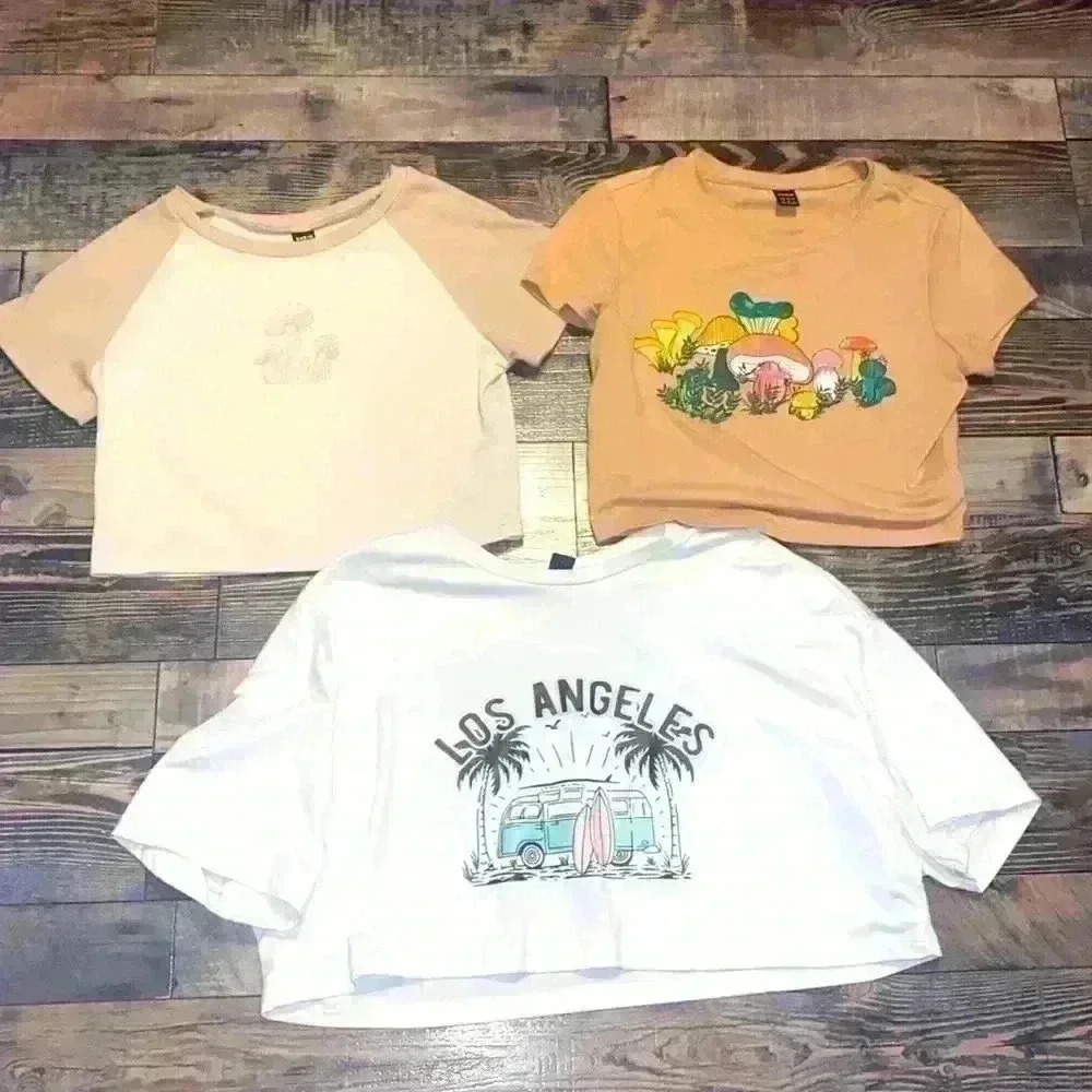 SHEIN crop tops lot size medium - Picture 1 of 4